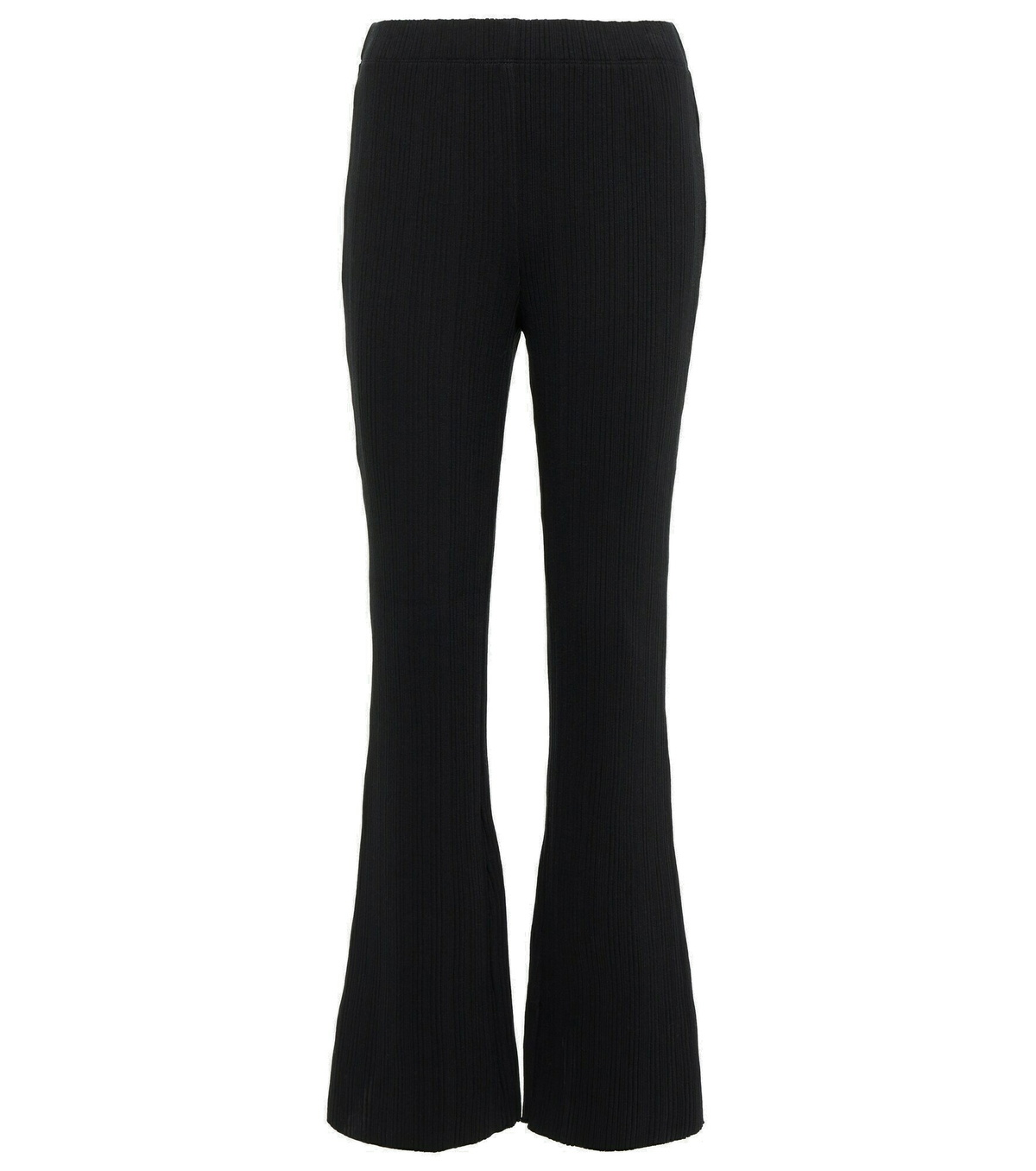 Vince - Ribbed cropped kick-flare pants Vince