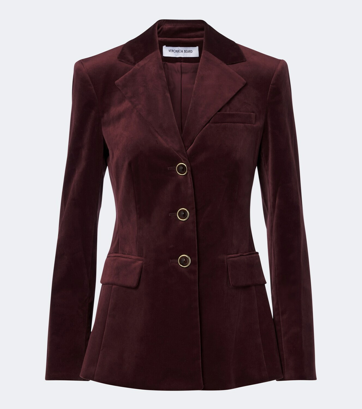 Veronica Beard Raelynn cotton-blend velvet blazer