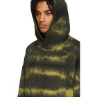 Amiri Yellow Tie-Dye Shotgun Hoodie