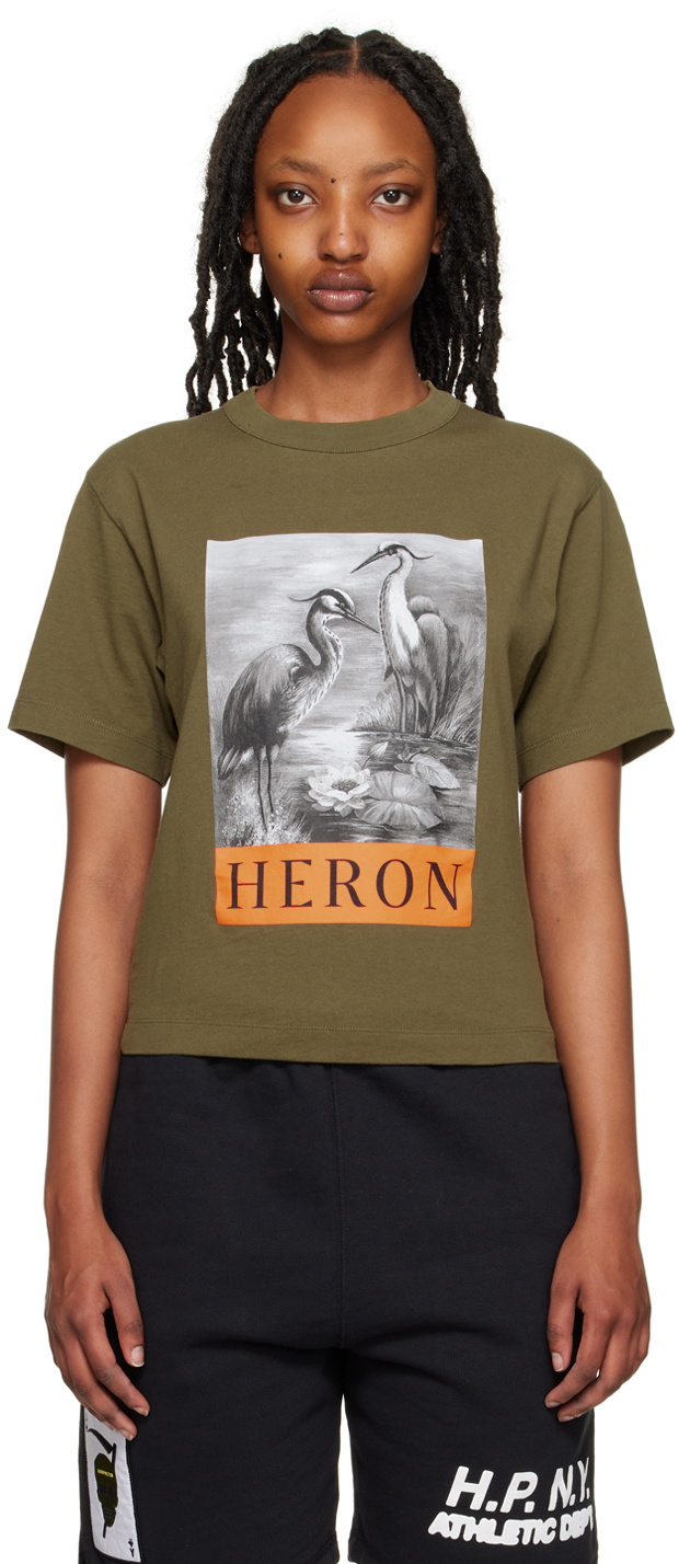 Heron Preston Green 'Heron' T-Shirt Heron Preston