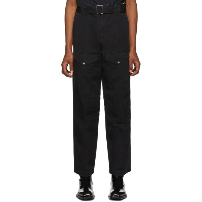 Photo: Givenchy Black Military Trousers