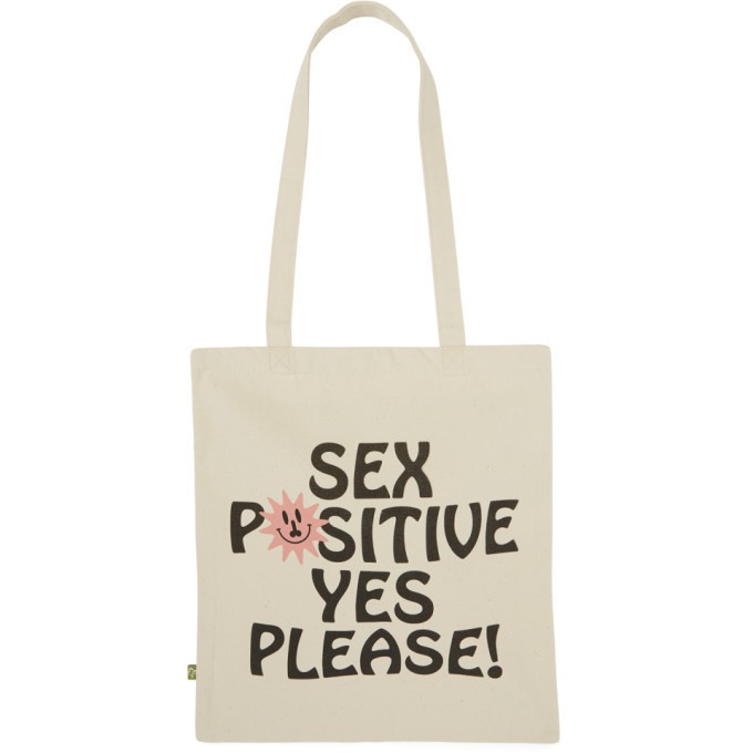 Photo: Carne Bollente Off-White Sex Positive Tote Bag