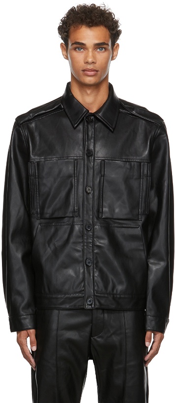 Photo: Cornerstone Faux-Leather Jacket