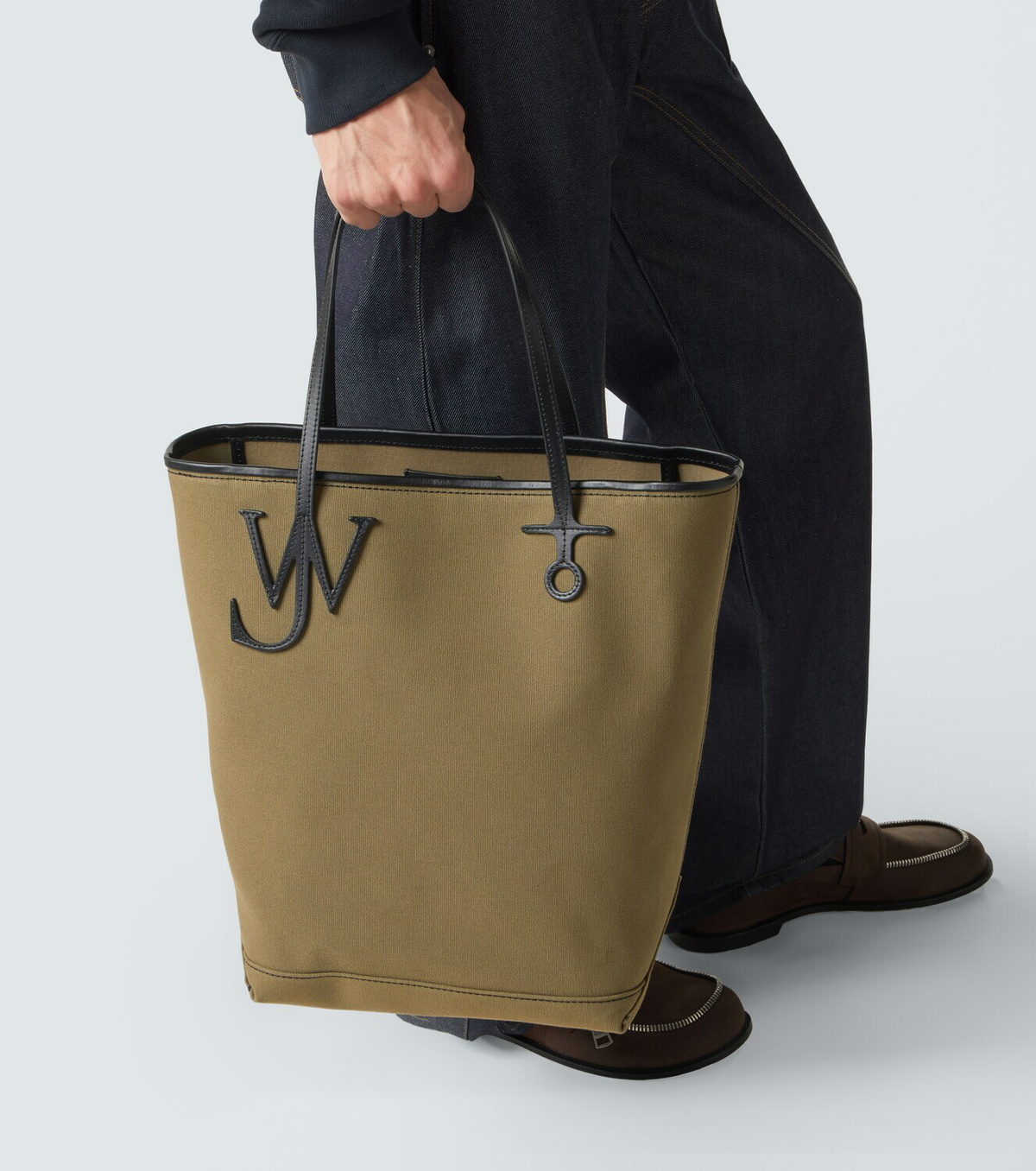 JW Anderson Anchor Tall canvas tote bag