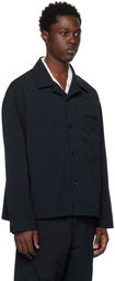 nanamica Black Spread Collar Jacket