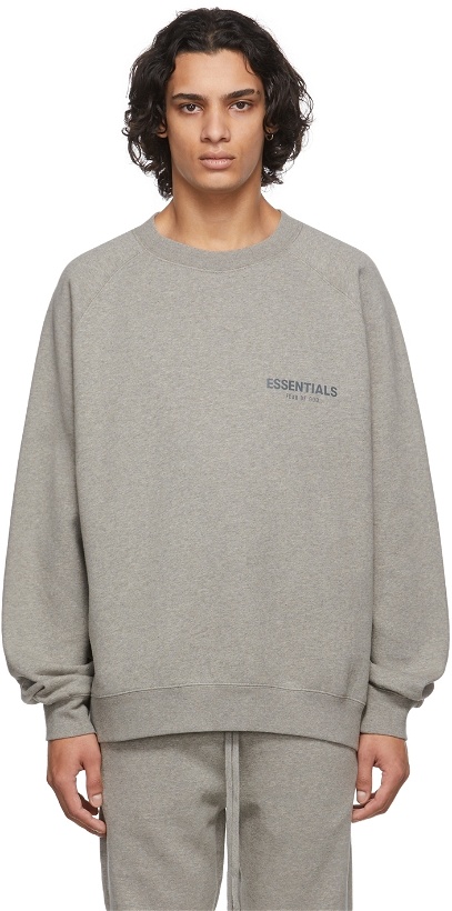 Photo: Essentials Grey Pullover Sweatshirt