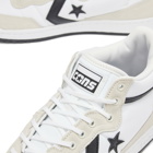 Converse Fastbreak Pro Sneakers in White/Black/Egret