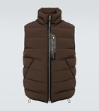 Tom Ford Leather-trimmed down vest