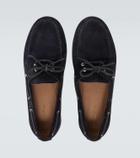 Gianvito Rossi Vandé suede boat shoes