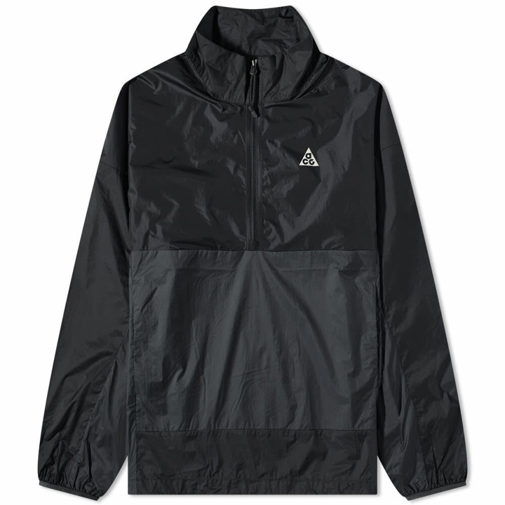 Photo: Nike Men's ACG Cinder Cone Half Zip Top in Off Noir/Grey