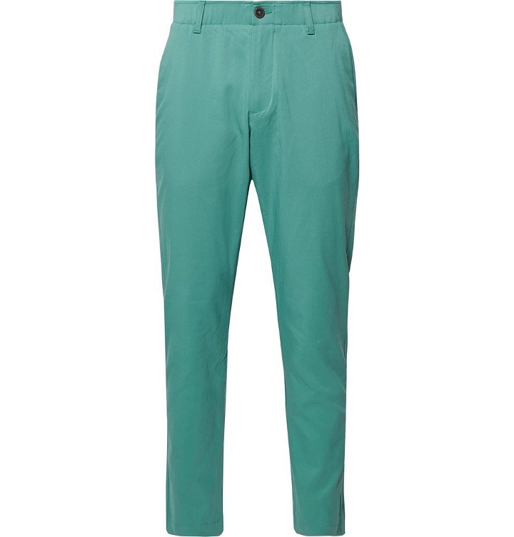 Photo: Under Armour - Showdown Slim-Fit Stretch Nylon and Modal-Blend Golf Trousers - Men - Teal