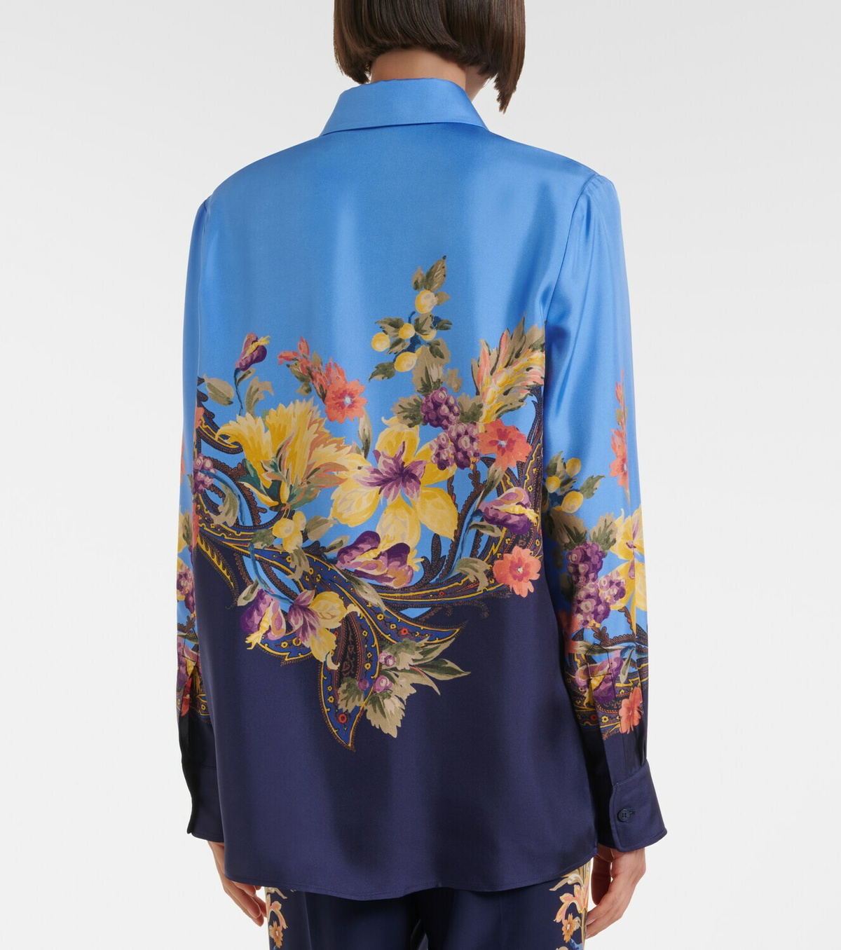 Etro Floral silk shirt