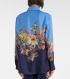 Etro Floral silk shirt