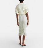 Róhe Cotton-blend midi skirt