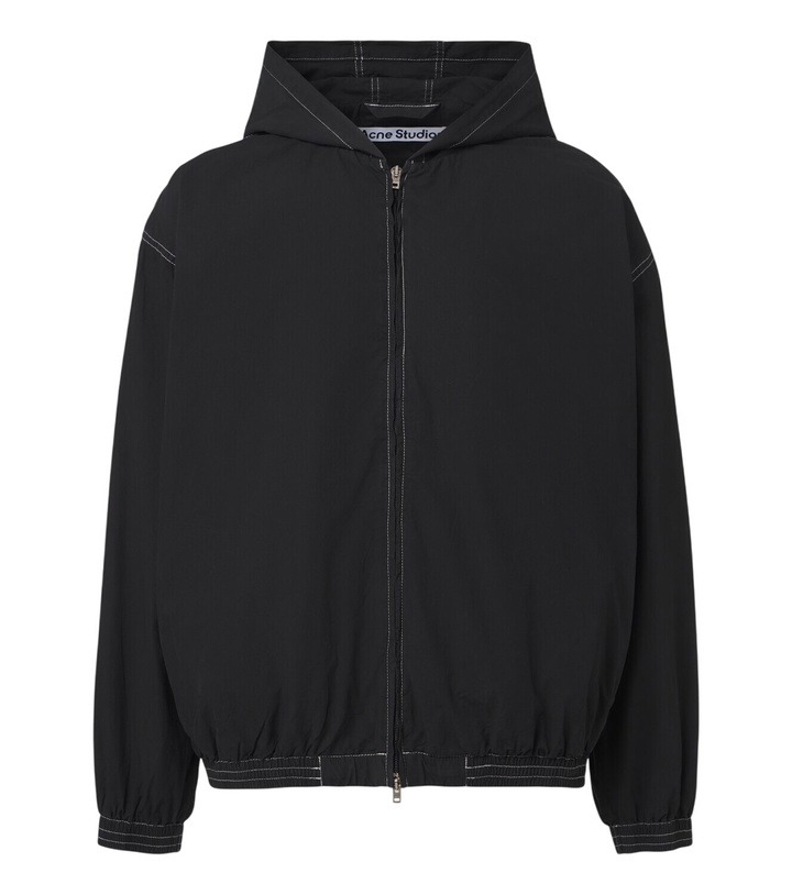 Photo: Acne Studios Logo hooded cotton poplin jacket