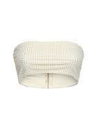 WEWOREWHAT Embellished Bandeau Top