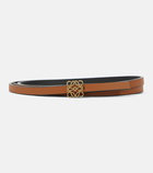 Loewe - Anagram reversible leather belt