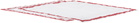 Gohar World Two-Pack White & Red Dinner Napkins
