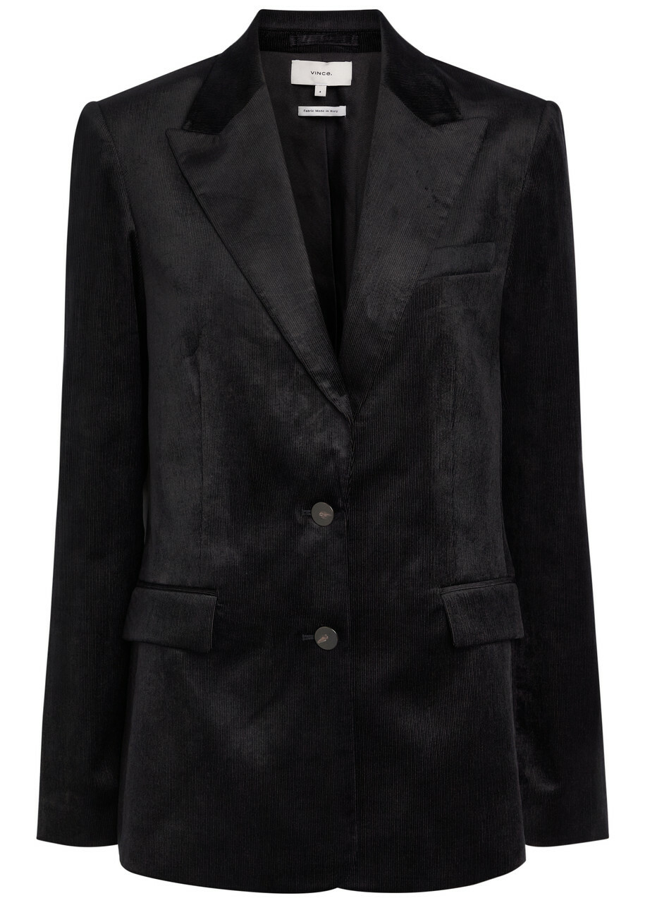 Vince Velvet-corduroy Blazer Black