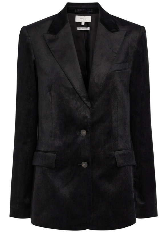 Photo: Vince Velvet-corduroy Blazer Black