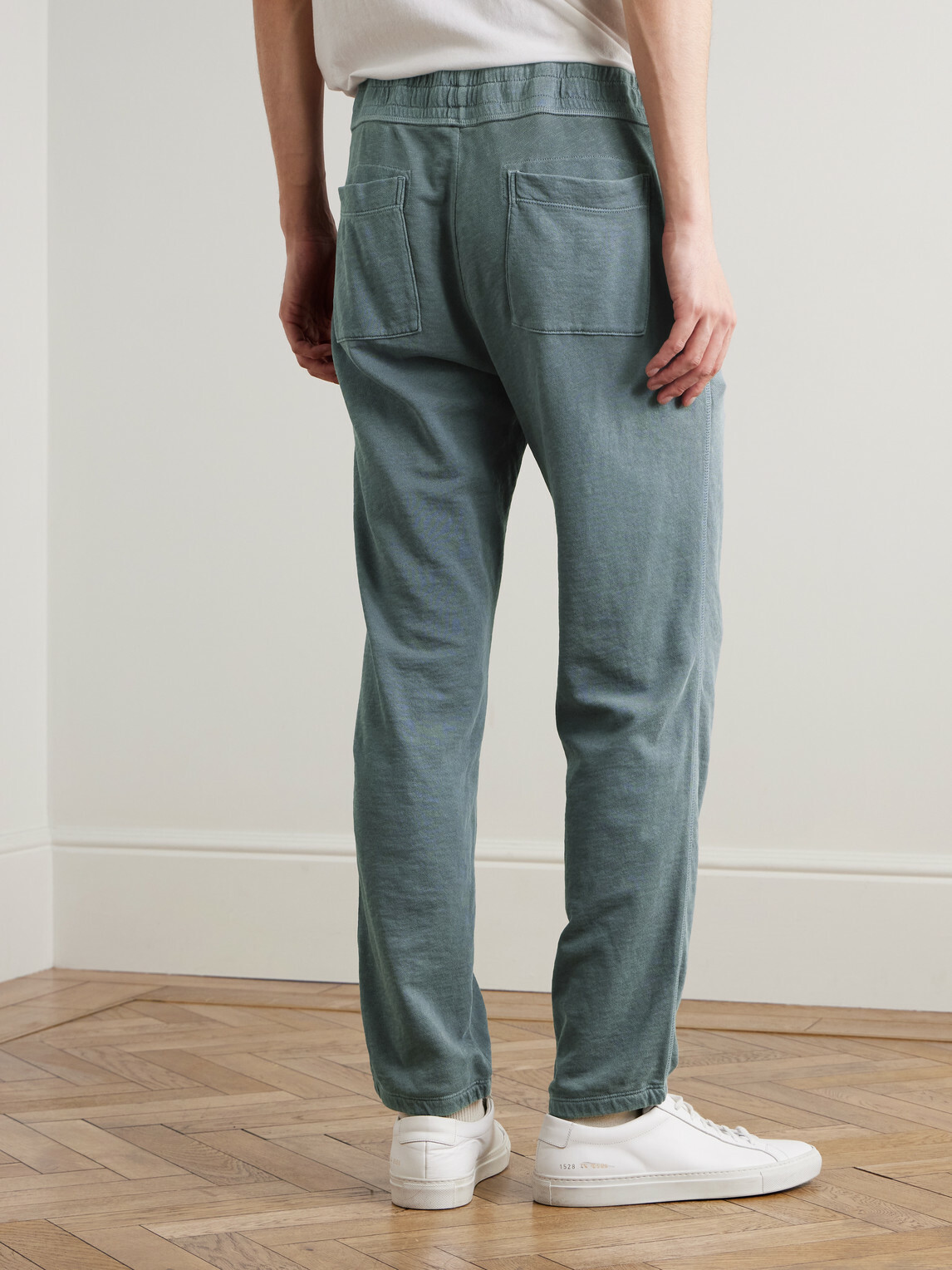 James Perse - Loopback Supima Cotton-Jersey Sweatpants - Blue