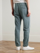 James Perse - Loopback Supima Cotton-Jersey Sweatpants - Blue
