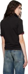 Raimundo Langlois Black Layered Polo