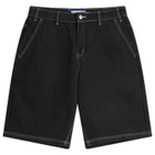 Butter Goods Men's Scribble Denim Shorts in Washed Black