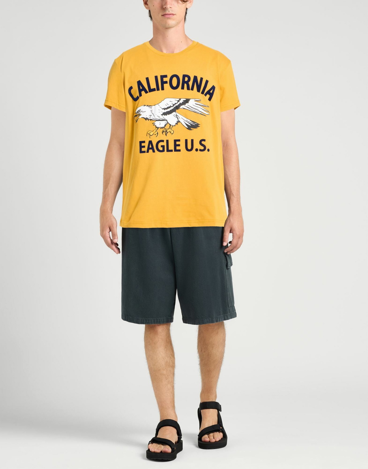 Berna Mens T-shirt Mustard