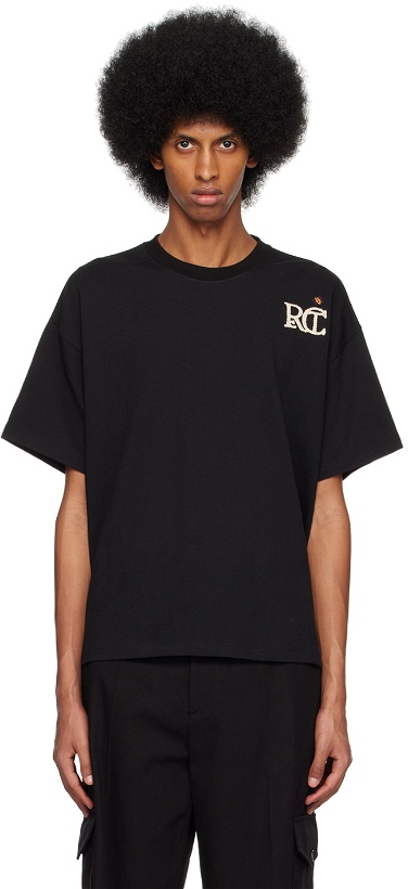 Photo: Recto Black Embroidered T-Shirt