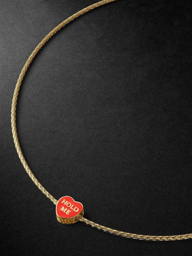 Photo: Lauren Rubinski - Gold and Enamel Pendant Necklace