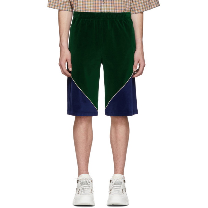 Photo: Gucci Green Velvet Shorts