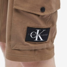 Calvin Klein Men's Monologo Badge Short in Shitake