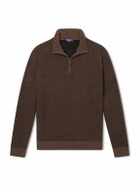 Loro Piana - Roadster Cashmere Half-Zip Sweater - Brown