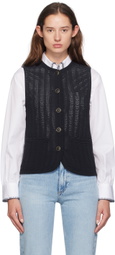 rag & bone Navy Elisa Vest