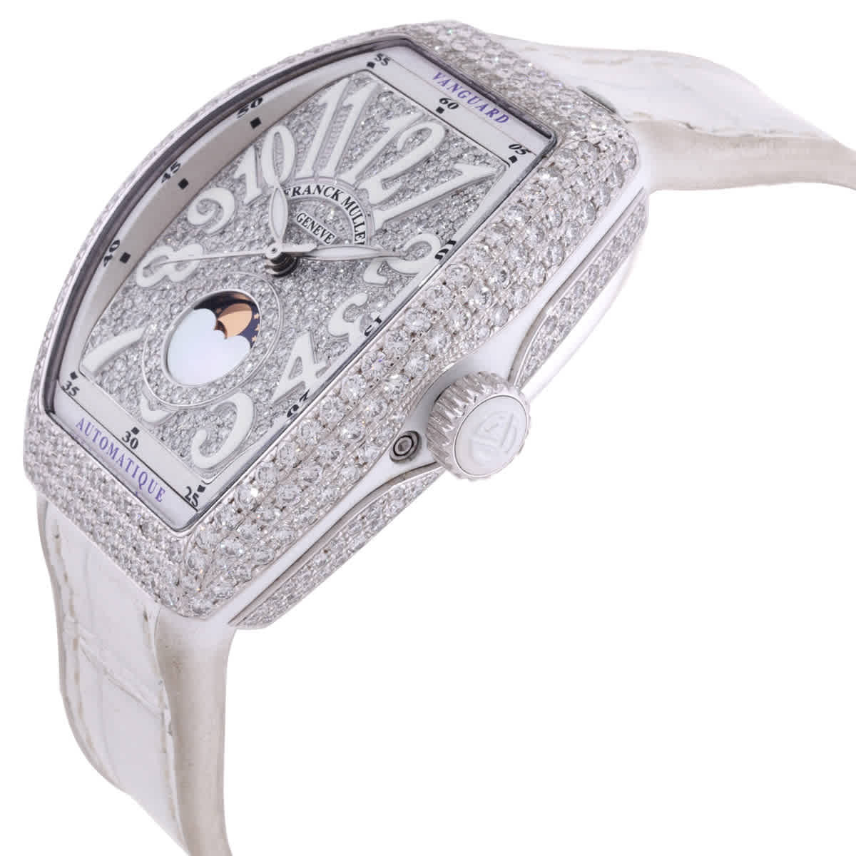 Franck Muller Vanguard Automatic Moon Phase Unisex Watch V 32 SC AT FO L D CD AC BC
