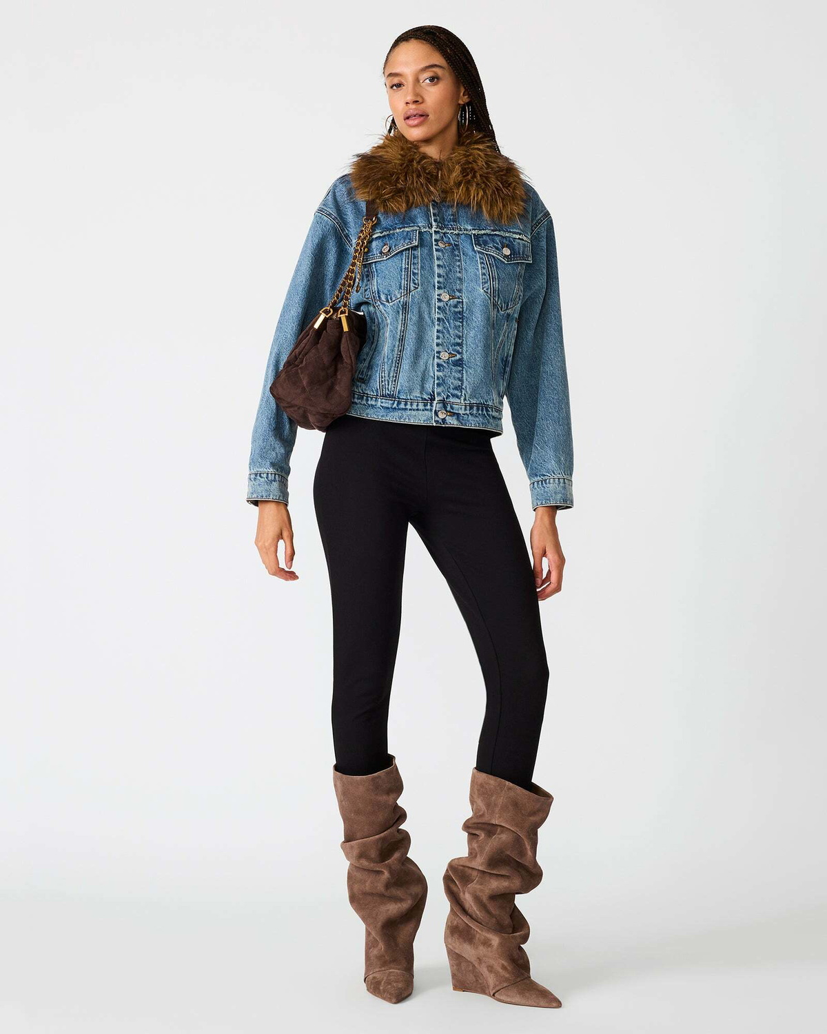 Steve Madden Smarky Jacket in Denim