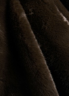 Stand Studio Camille Cocoon Leopard-print Faux fur Coat Brown