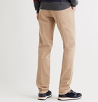 CANALI - Slim-Fit Stretch-Cotton Twill Chinos - Neutrals