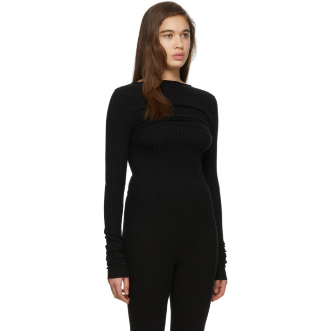giu giu Black Nonna Shrug Sweater