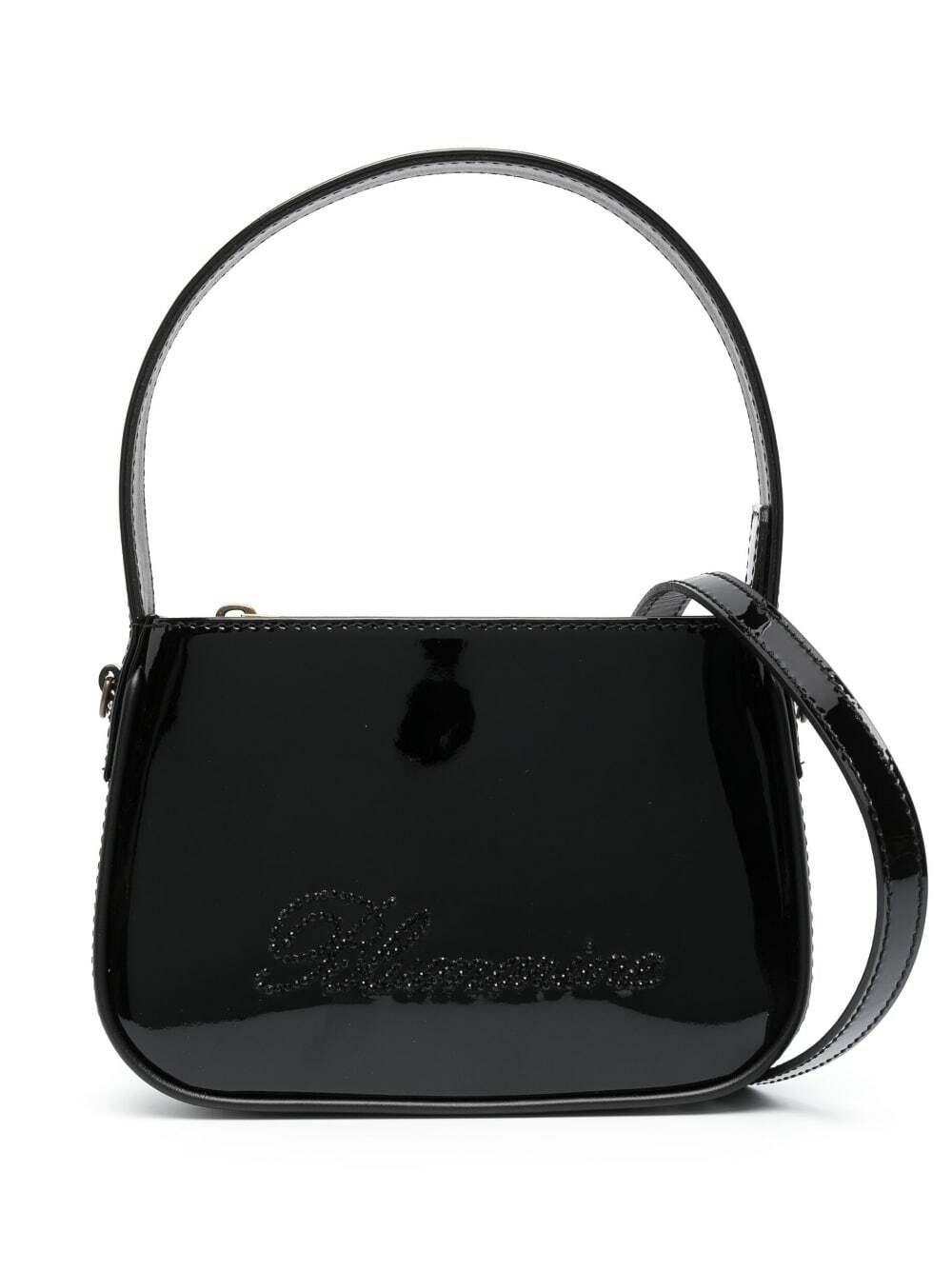 BLUMARINE - Logo Patent Leather Handbag Blumarine