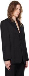 JACQUEMUS Black La Casa 'La veste d'Homme' Blazer