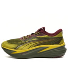 Puma Men's Running MagMax NITRO 2 Sneaker in Fresh Pear/Dark Olive