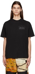 Aries Black Logo Temple T-Shirt