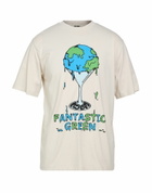 Msgm Mens T-shirt Cream