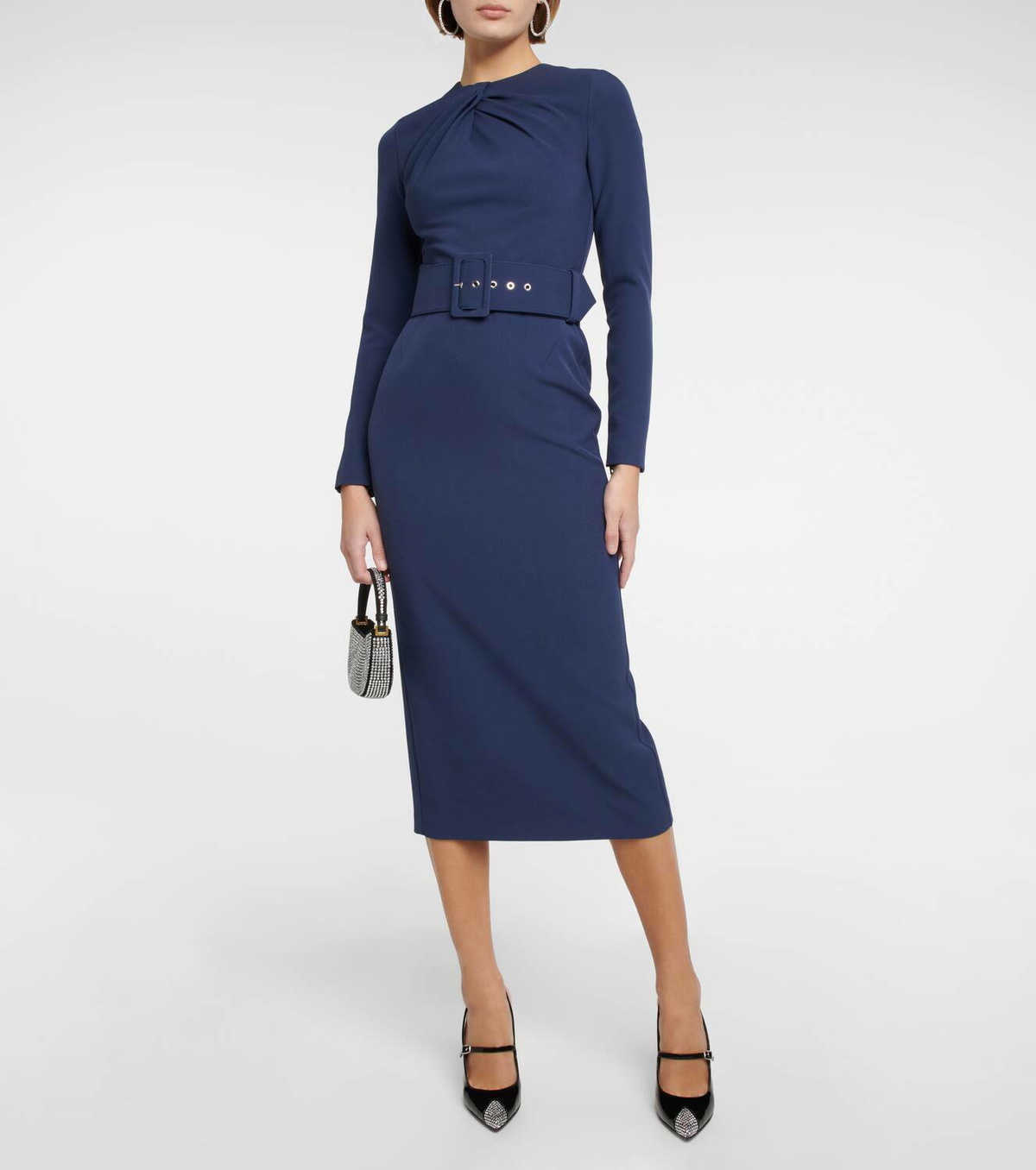 Safiyaa Brunna midi dress