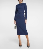 Safiyaa Brunna midi dress