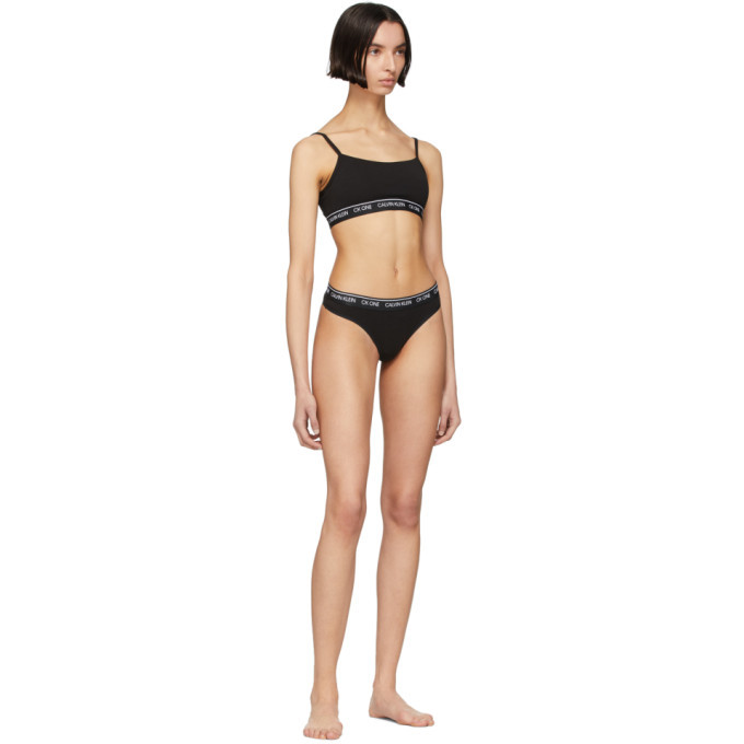 Calvin Klein Underwear Black CK One Bralette Calvin Klein Underwear