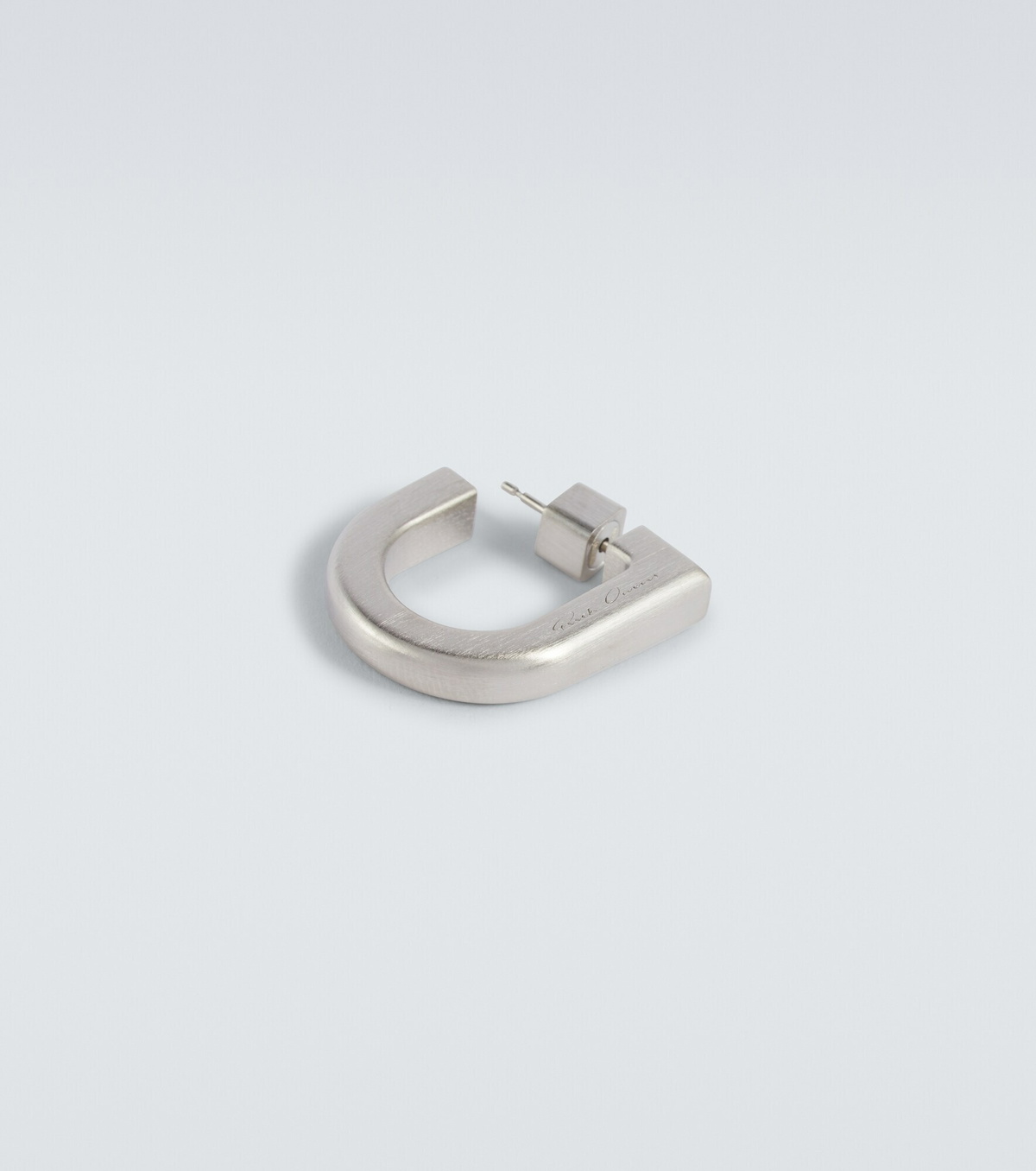 Rick Owens - D-ring single sterling silver earring Rick Owens