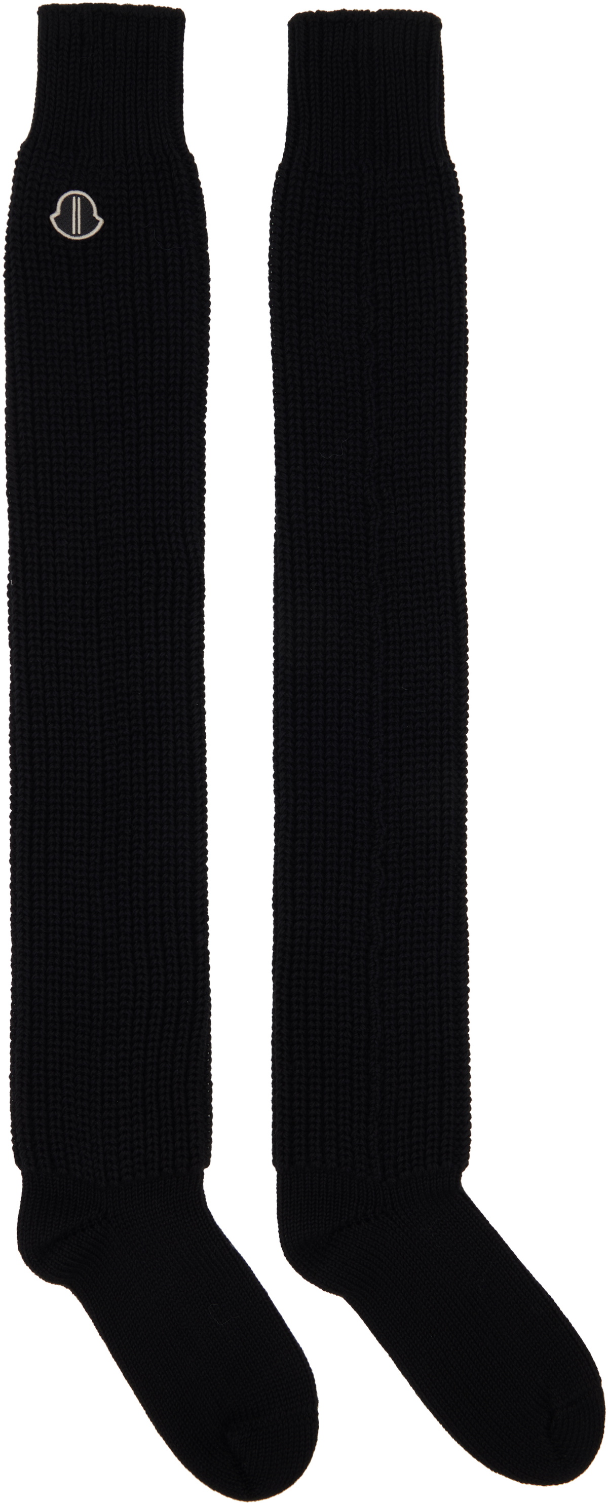 Rick Owens Moncler + Rick Owens Black Hiking Socks